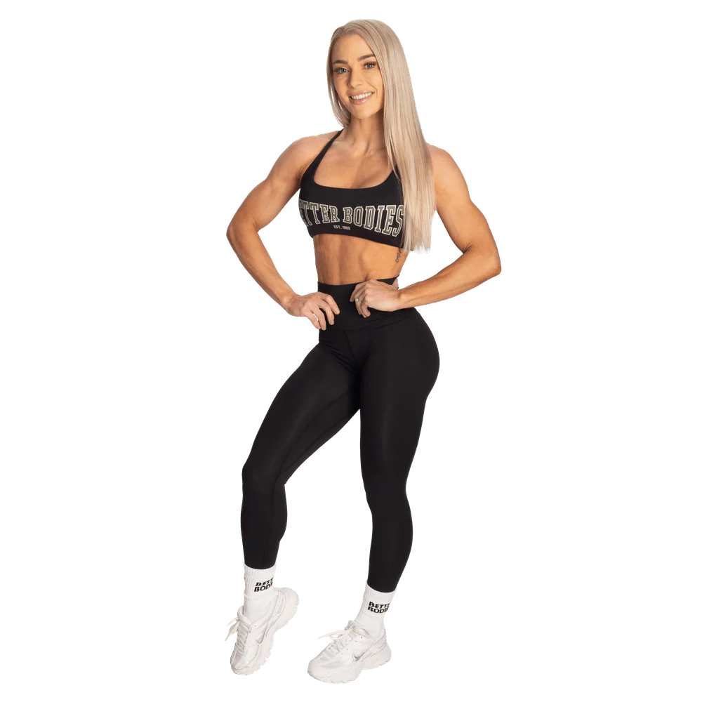 Better Bodies 1982 Strappy Bra - Black