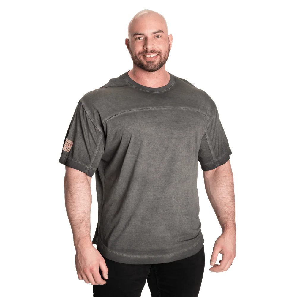 Better Bodies 19th Street Yoke Original Tee - Washed Black