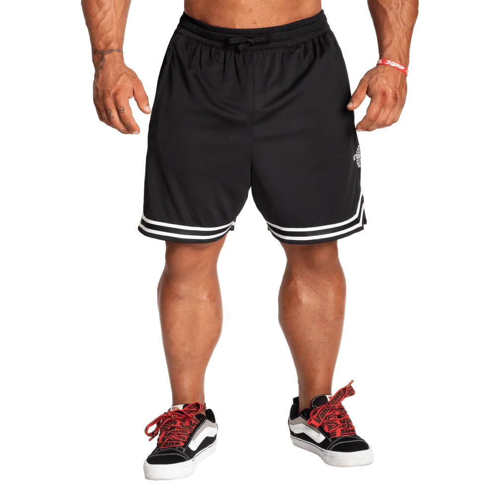 Better Bodies Basketball Shorts - Black/White