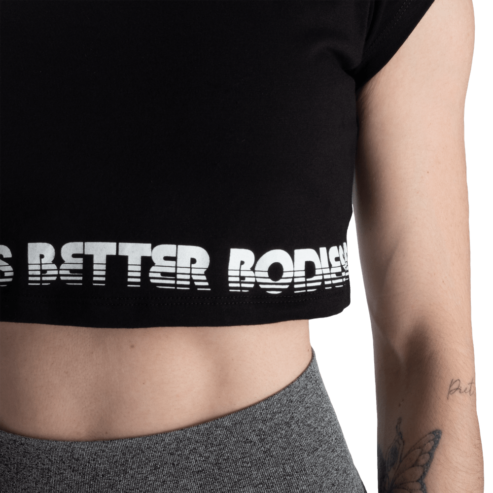 Better Bodies Crop Tee - Black