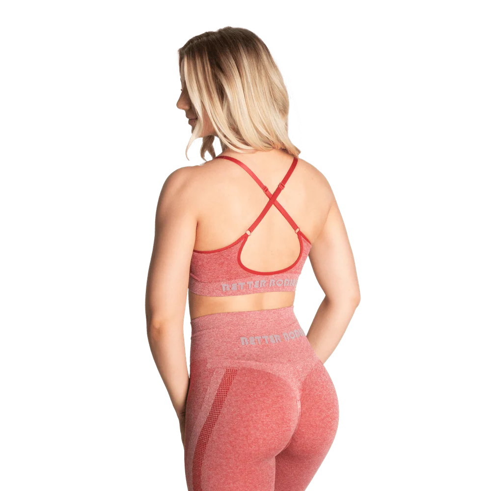 Better Bodies Curve Scrunch Bra - Chilli Red