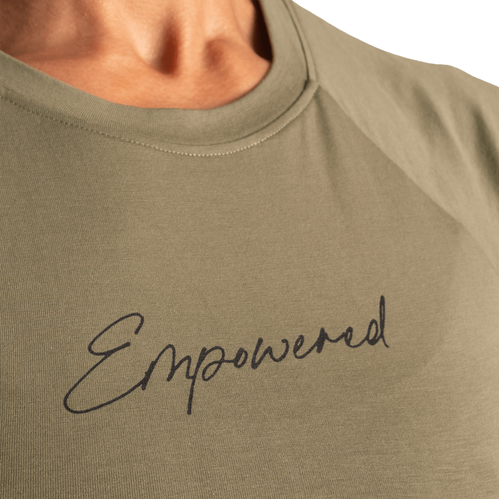 Better Bodies Empowered Tee - Washed Green