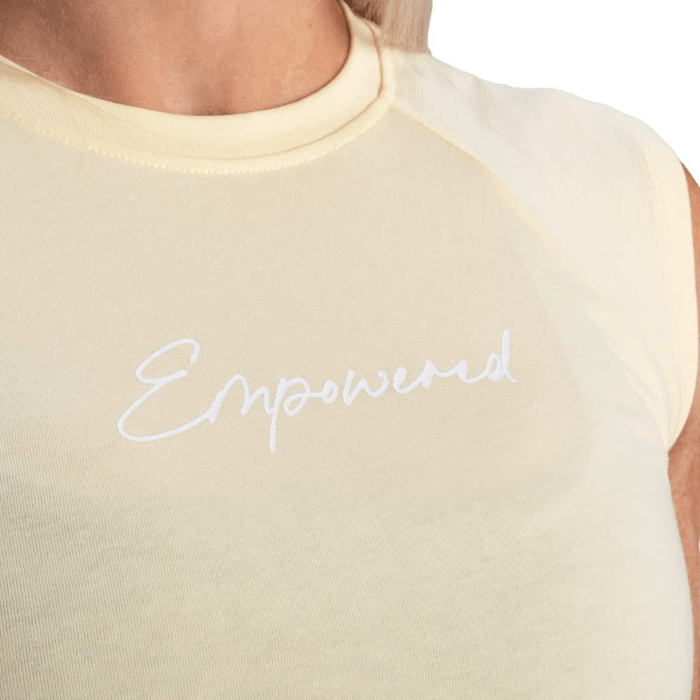 Better Bodies Empowered Tee - Washed Yellow