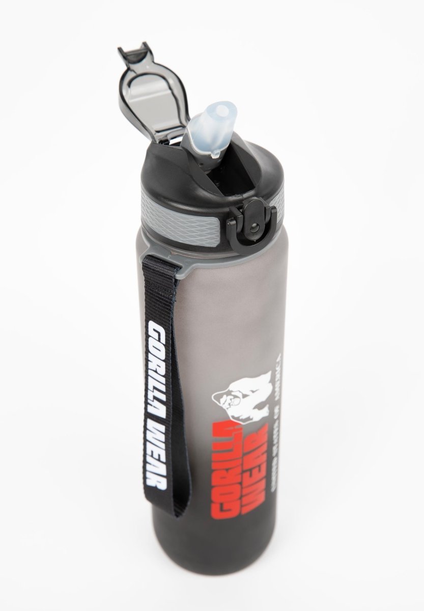 Gorilla Wear Gradient Water Bottle 1000ml - Black/Grey