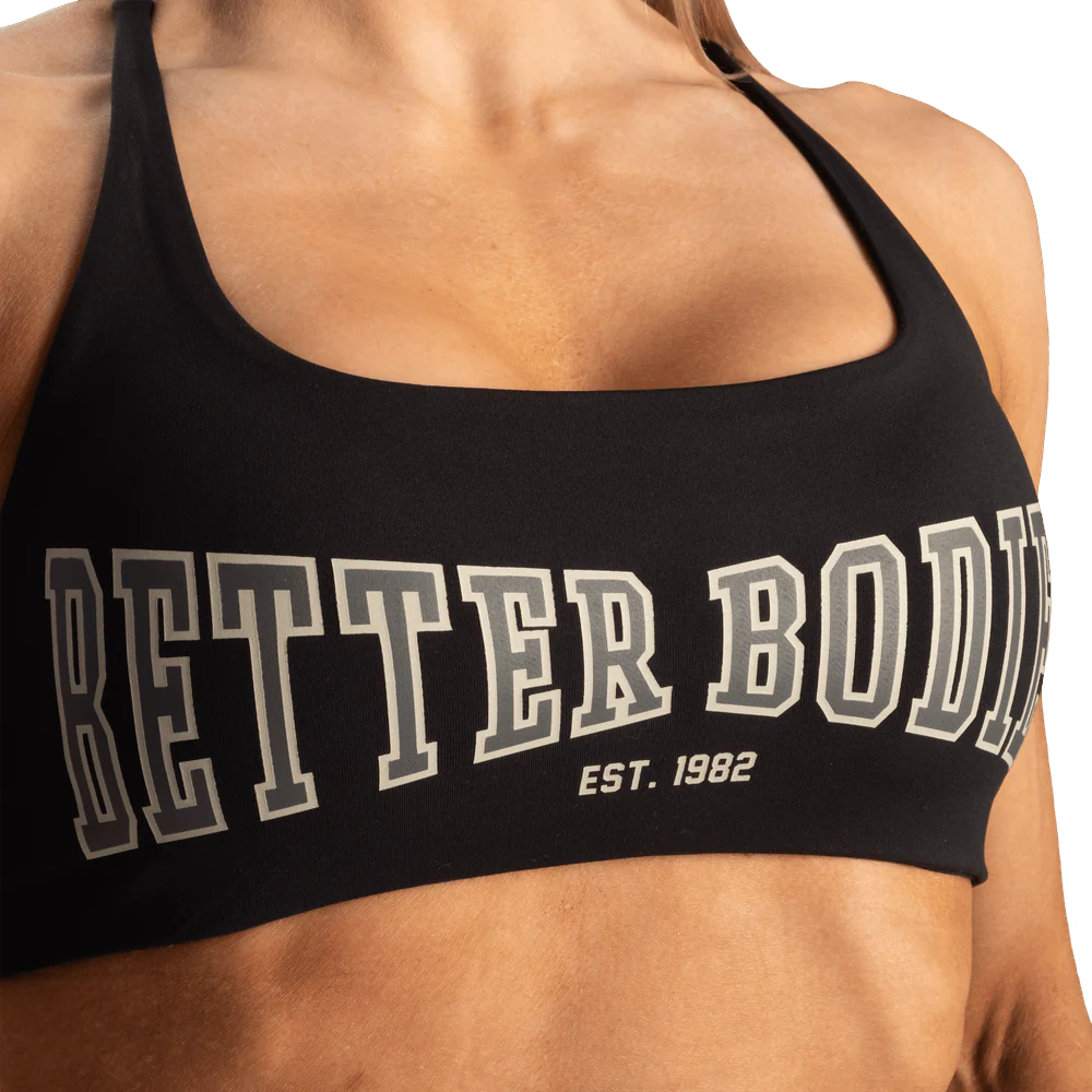 Better Bodies 1982 Strappy Bra - Black