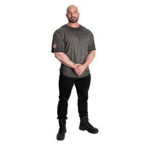 Better Bodies 19th Street Yoke Original Tee - Washed Black