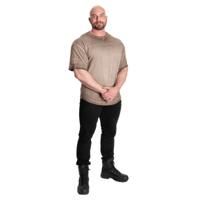 Better Bodies 19th Street Yoke Original Tee - Washed Timber