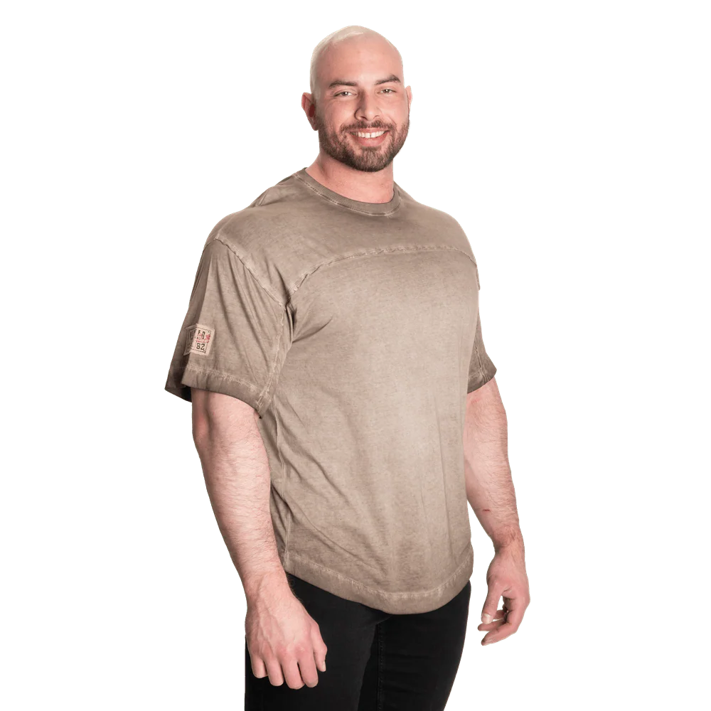 Better Bodies 19th Street Yoke Original Tee - Washed Timber