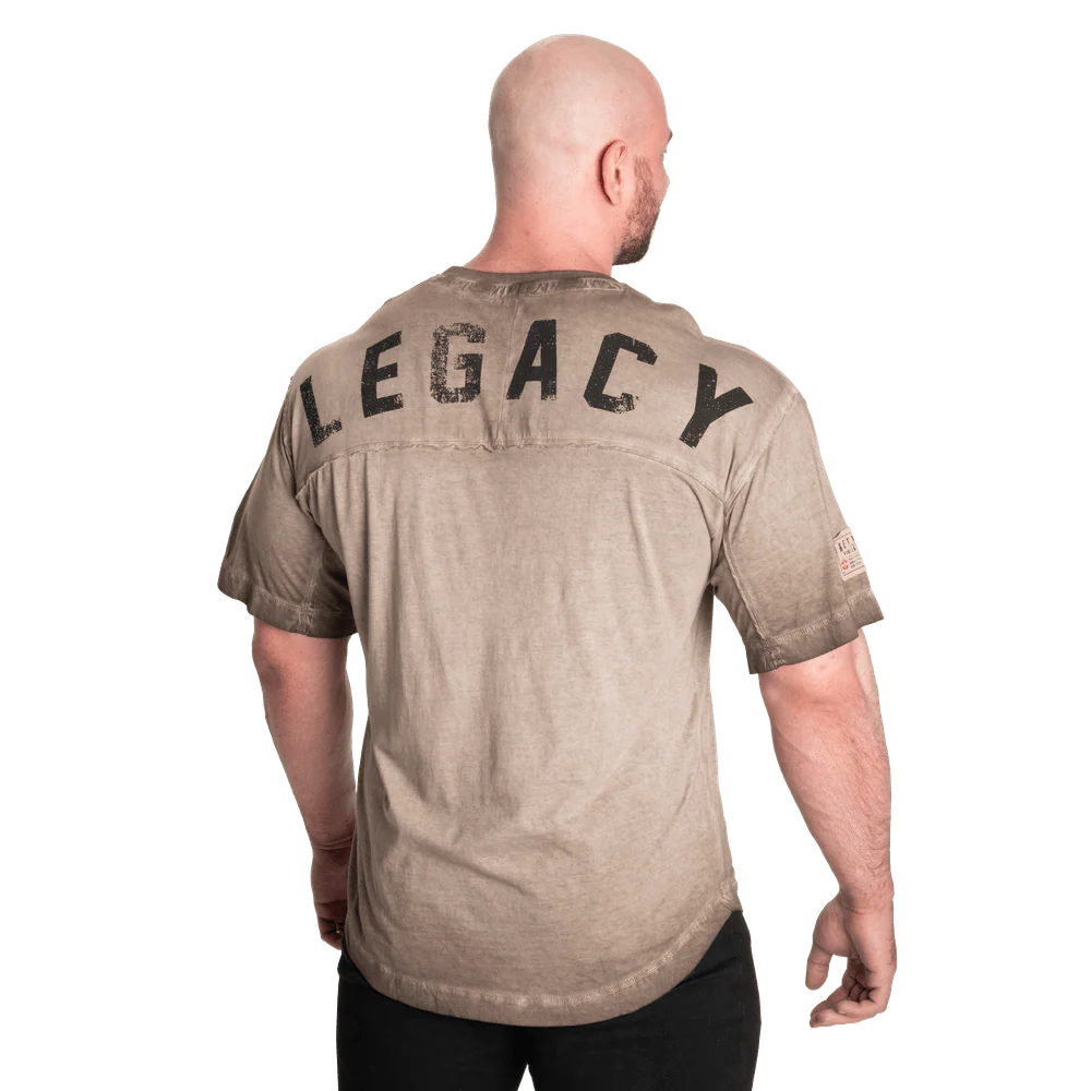 Better Bodies 19th Street Yoke Original Tee - Washed Timber