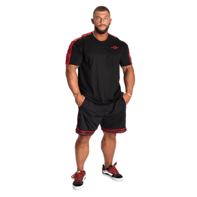 Better Bodies Basketball Shorts - Black/Red