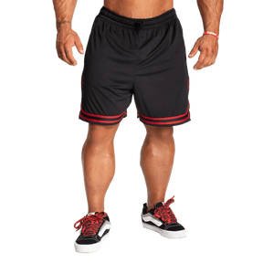 Better Bodies Basketball Shorts - Black/Red