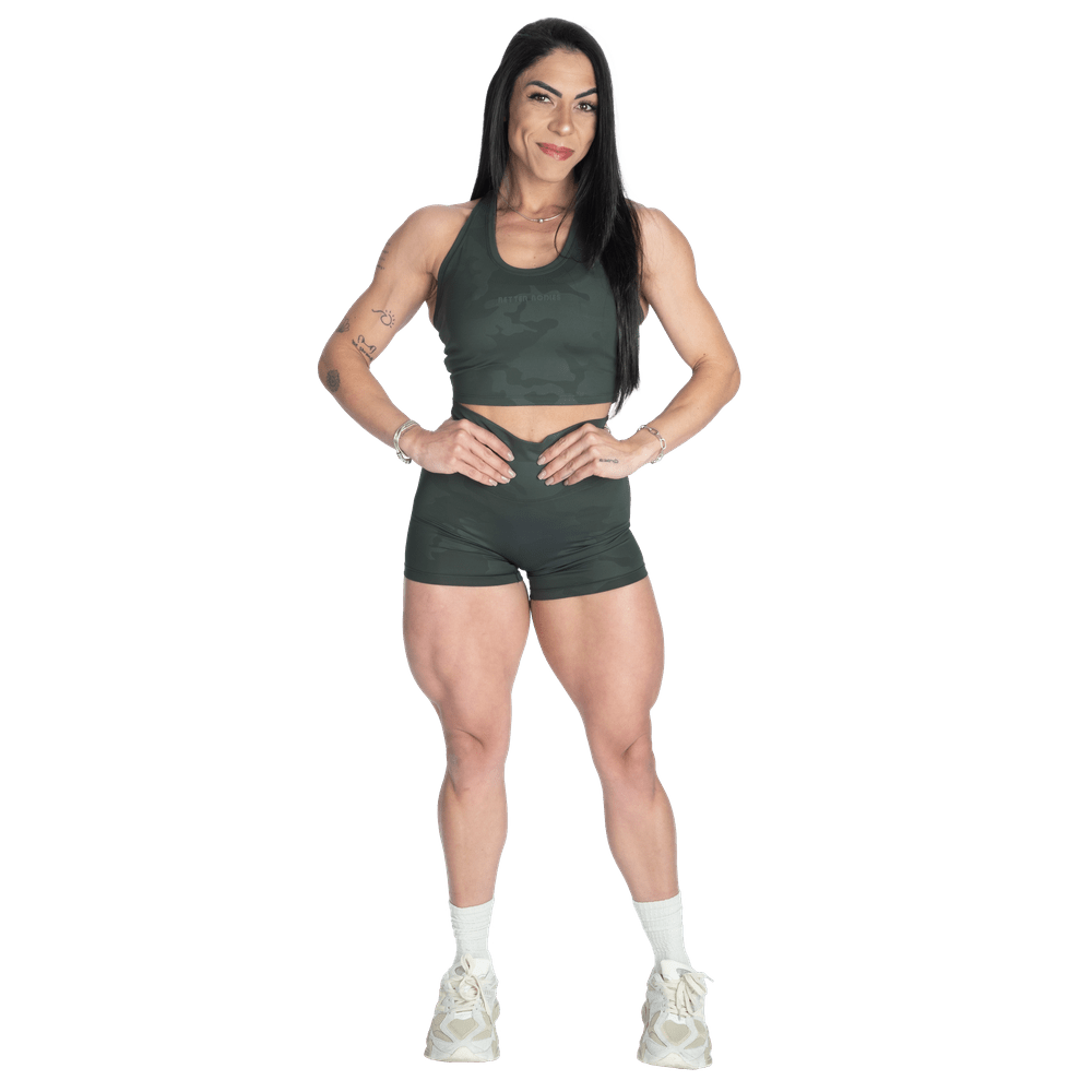 Better Bodies BB Short T-Back - Deep Forest Camo