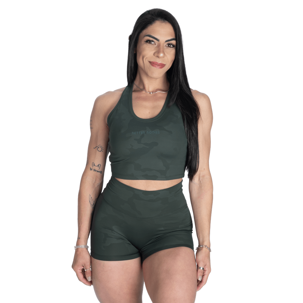 Better Bodies BB Short T-Back - Deep Forest Camo