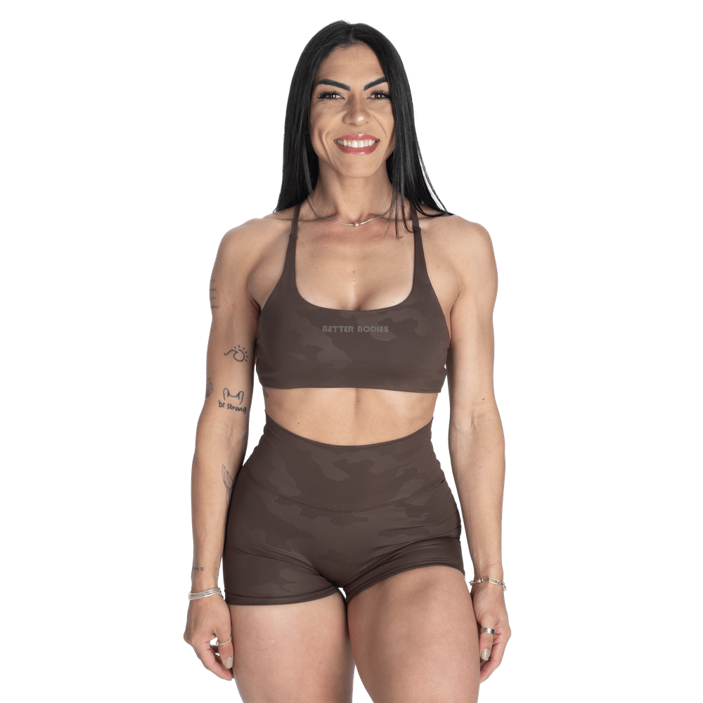 Better Bodies BB Strappy Bra - Timber Camo