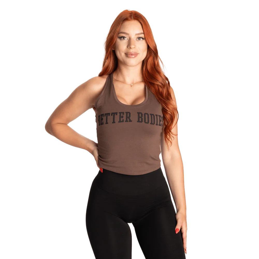Better Bodies Crop T-Back - Timber