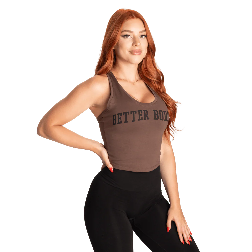 Better Bodies Crop T-Back - Timber