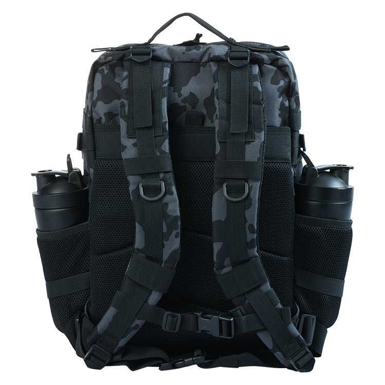Urban Gym Wear Tactical Backpack 45L - Black Grey/Camo